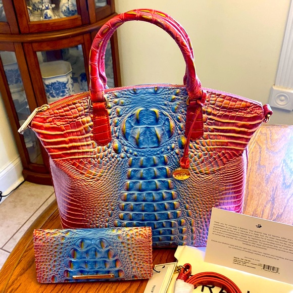 BRAHMIN PURSE AND WALLET SET.NWT